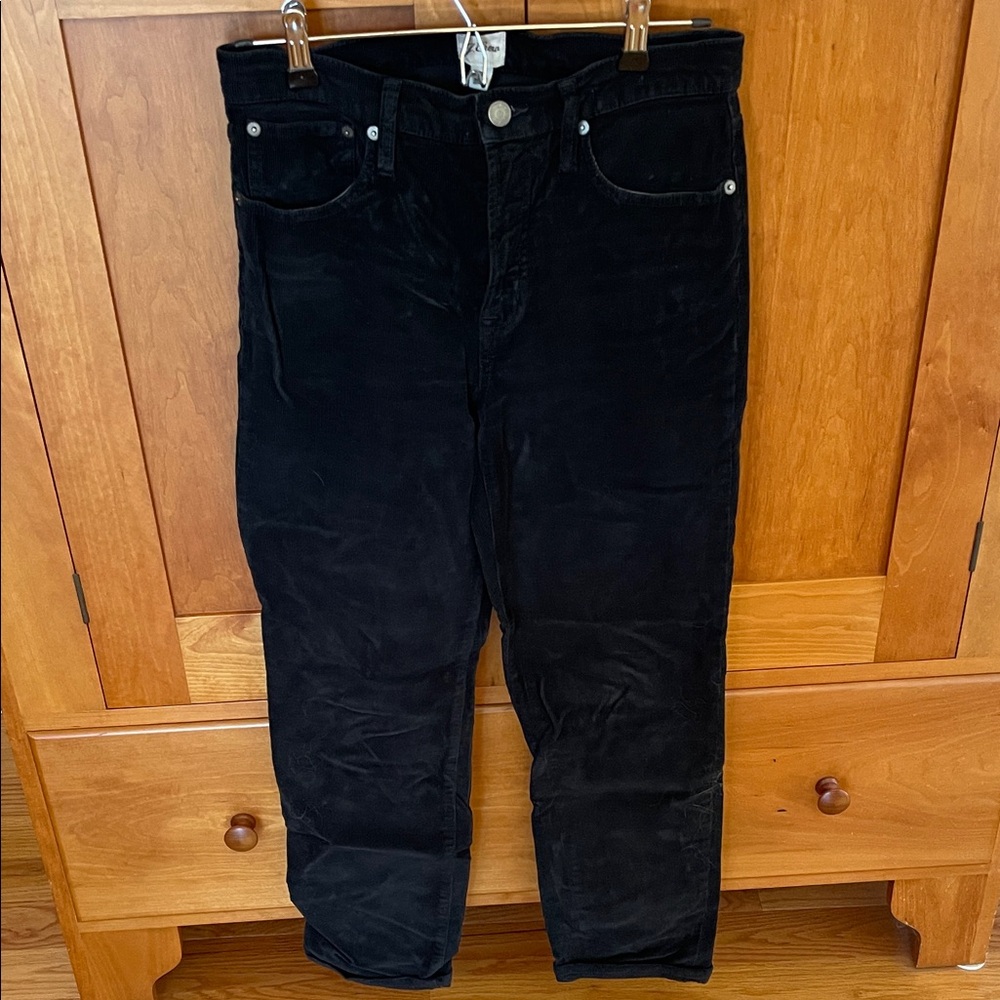 Women's Black J Crew Corduroy Pants